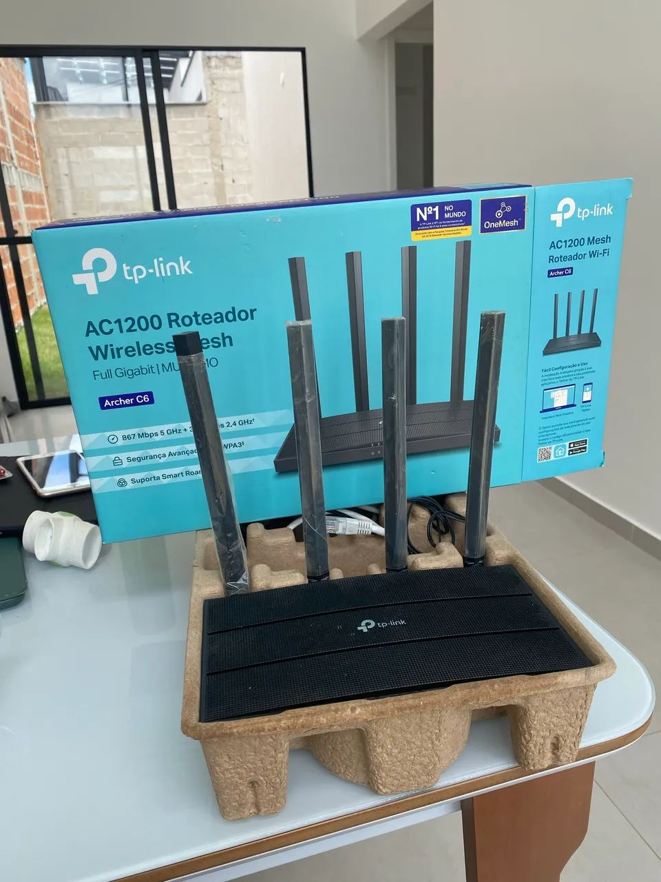 Roteador tp-link AC 1200 Archer C6 - Foto 2