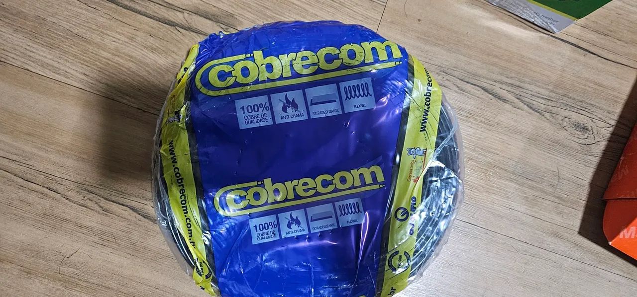 Rolo de fio 2.5 mm 100 metros cobrecom