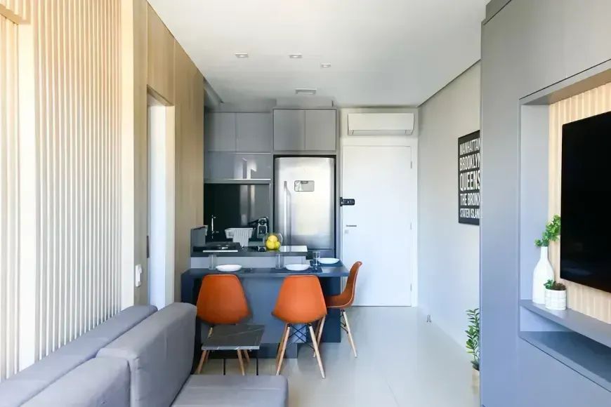 Studio 100% mobiliado com área externa no Jardim Milano  Centro de Florianópolis