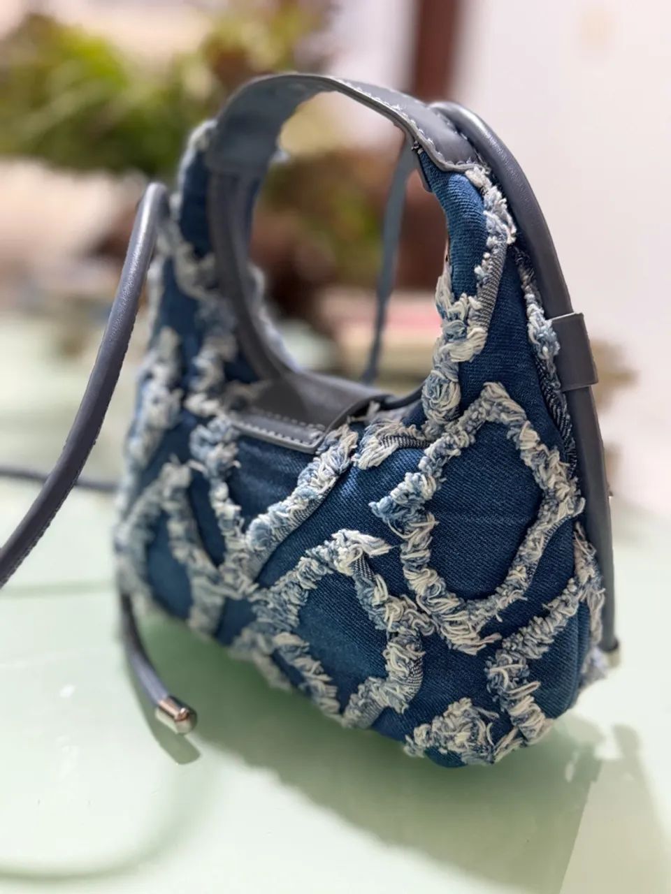 Mini bolsa boho jeans  - Foto 4