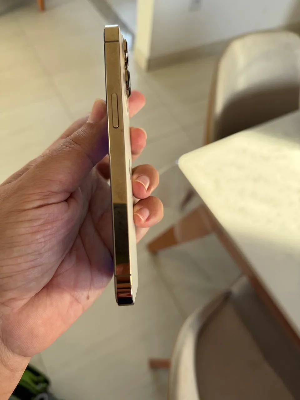 iPhone 13 Pro 128gb Gold com caixa  - Foto 3