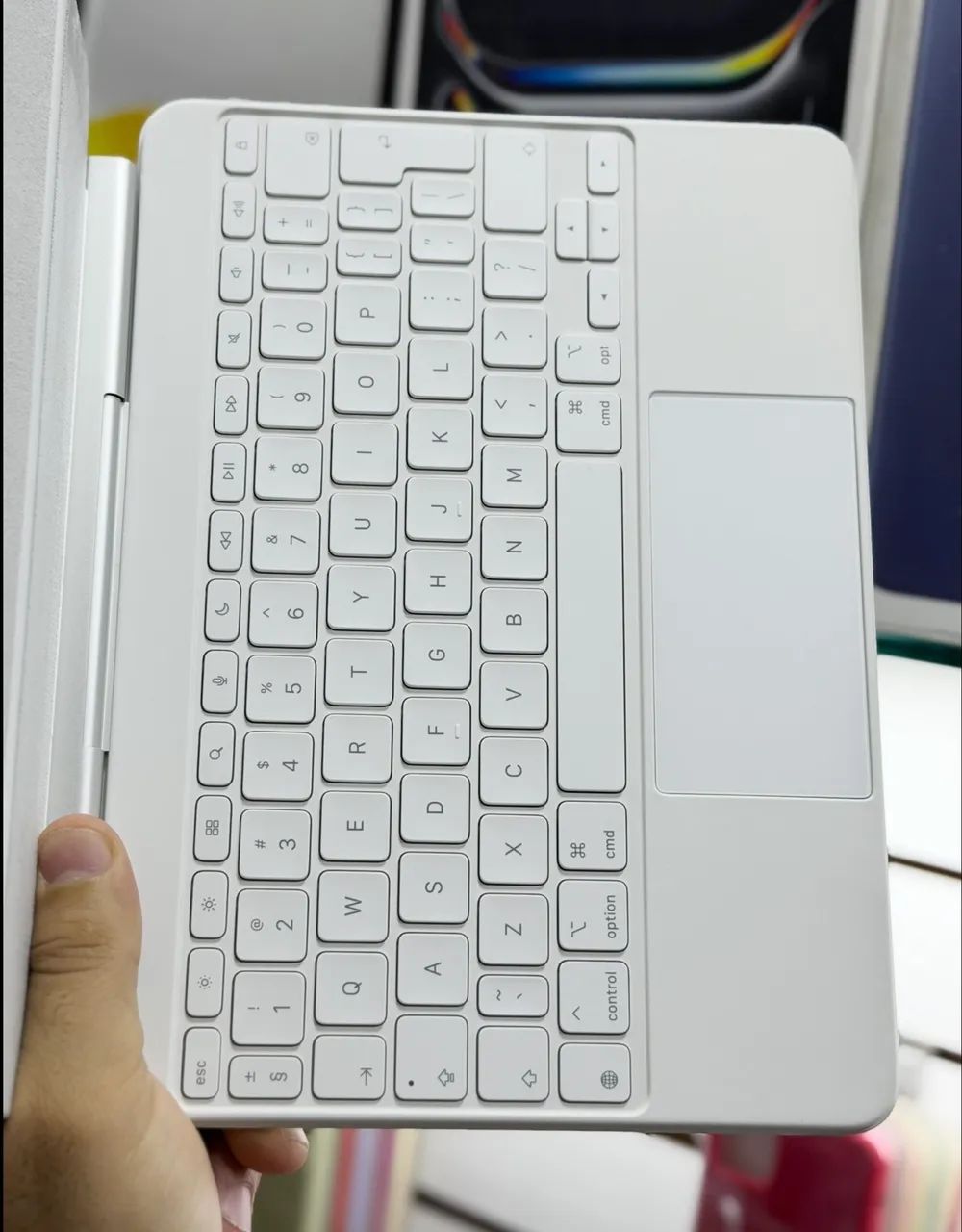 Magic keyboard MODELO NOVO para ipad air 11 polegadas m4 m3 m2 e ipad air 5ª ou 4ª geração - Foto 3