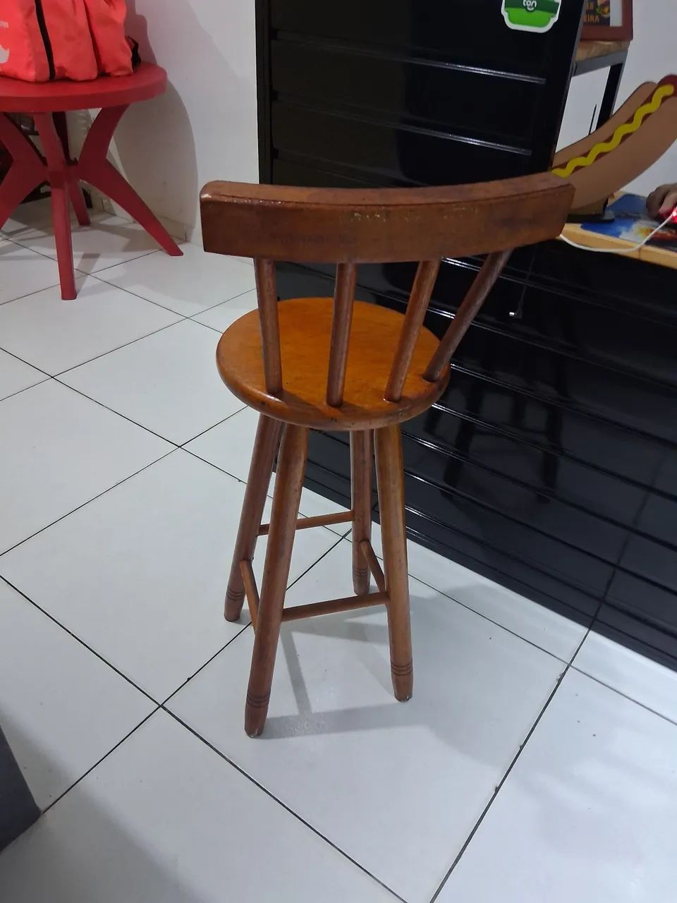 1 Cadeira madeira rústica  - Foto 2