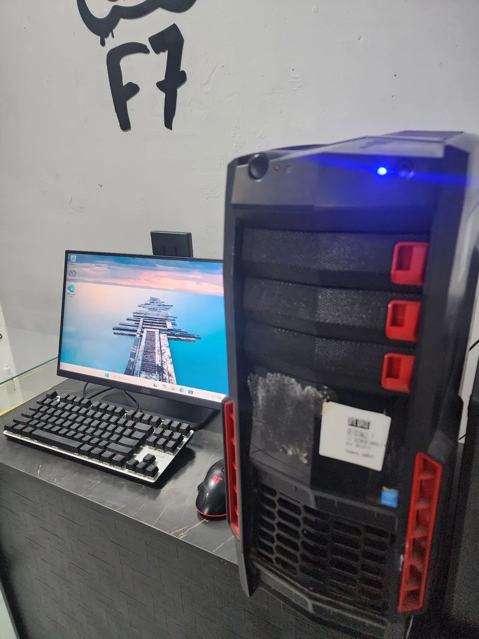 I3 de 9 Geração rx 550 4gb - Foto 5