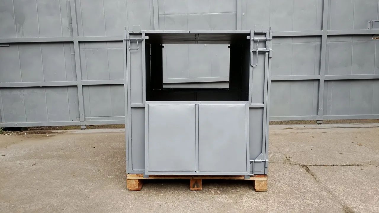Gaiola container com tampa articulada  - Foto 4