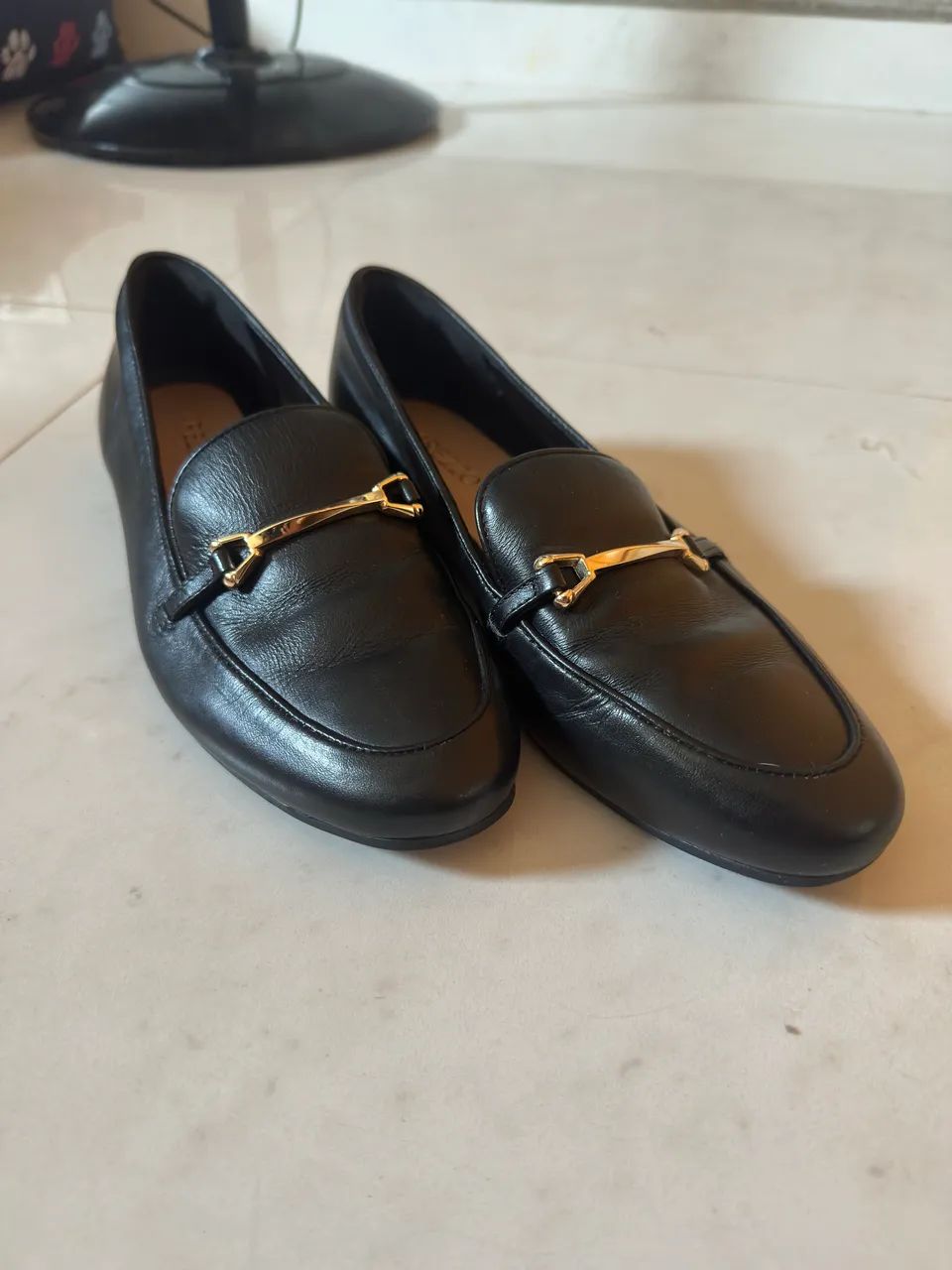 Mocassim preto Arezzo