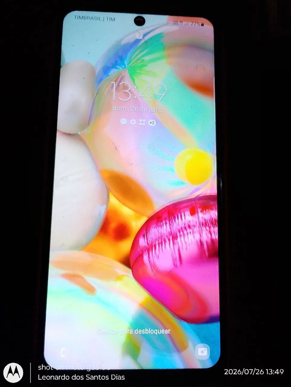 Vendo Samsung A71 usado funcionando perfeitamente, preto  - Foto 2