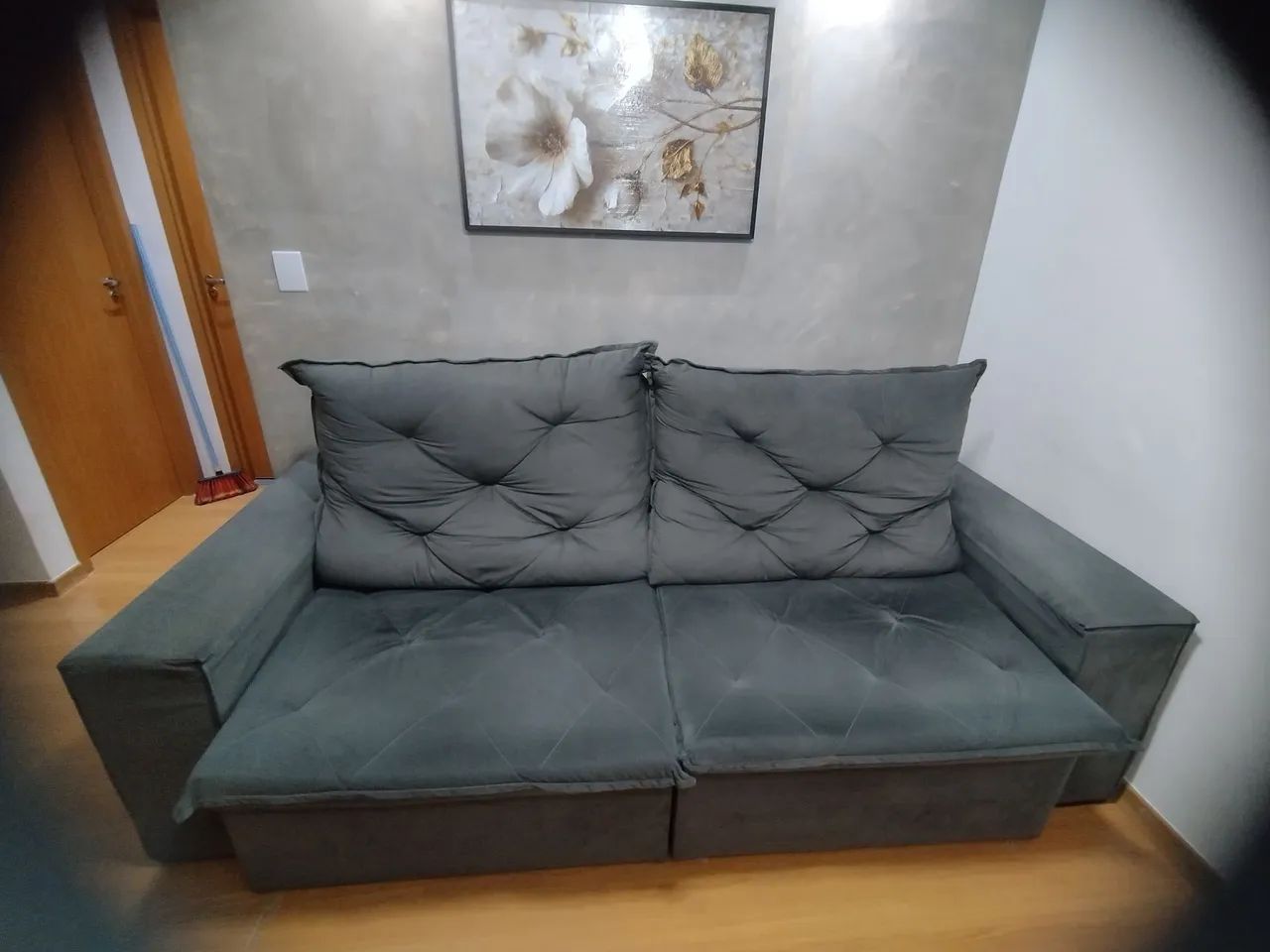 Vendo sofá retrátil 2 lugares  - Foto 2