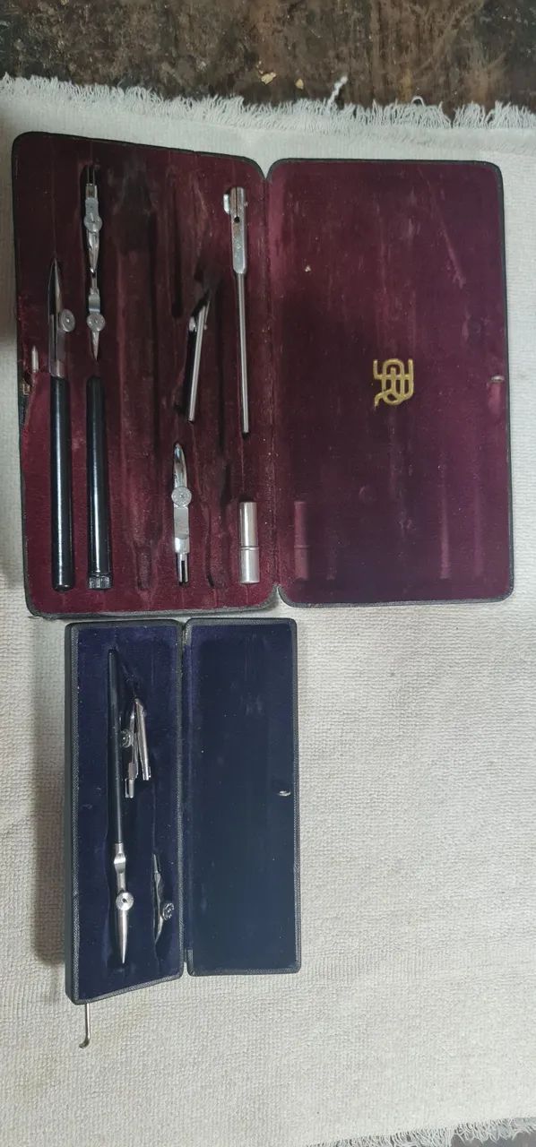 Peças avulsas de compassos antigos - Richter e Staedtler  - Foto 3