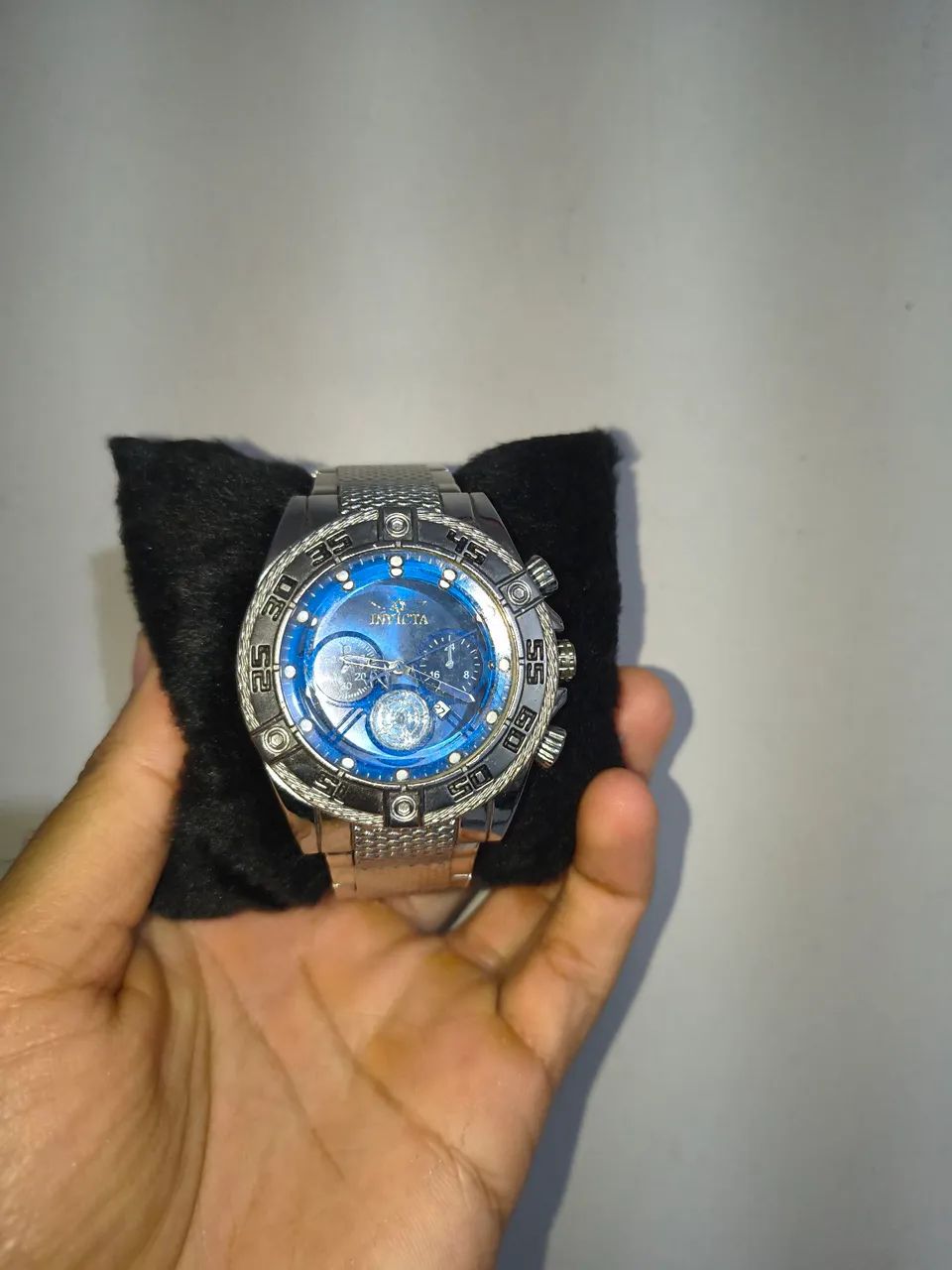 Relógio Estilo Invicta (Fundo Azul) - Foto 2