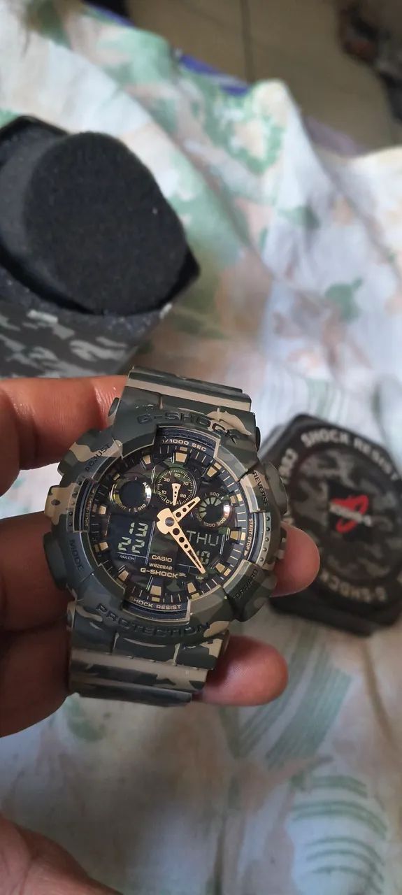 Relógio Casio gshock camuflado ga -100cm