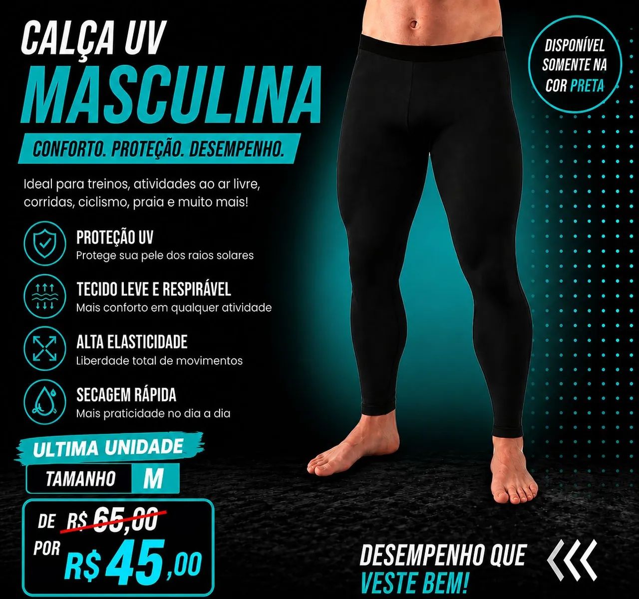 Calça UV Masculina 