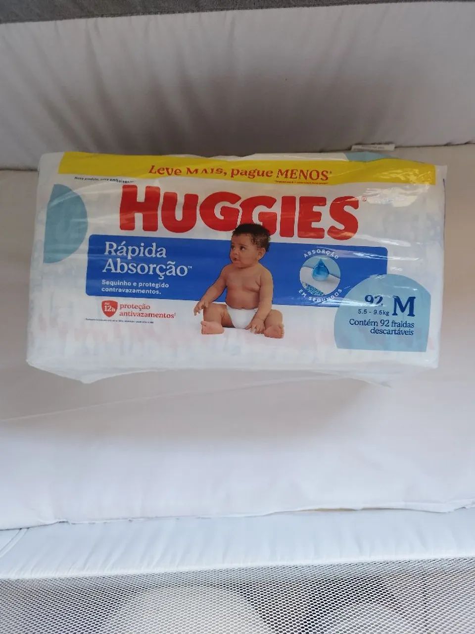 Fraudas Huggies tamanho M - Foto 2