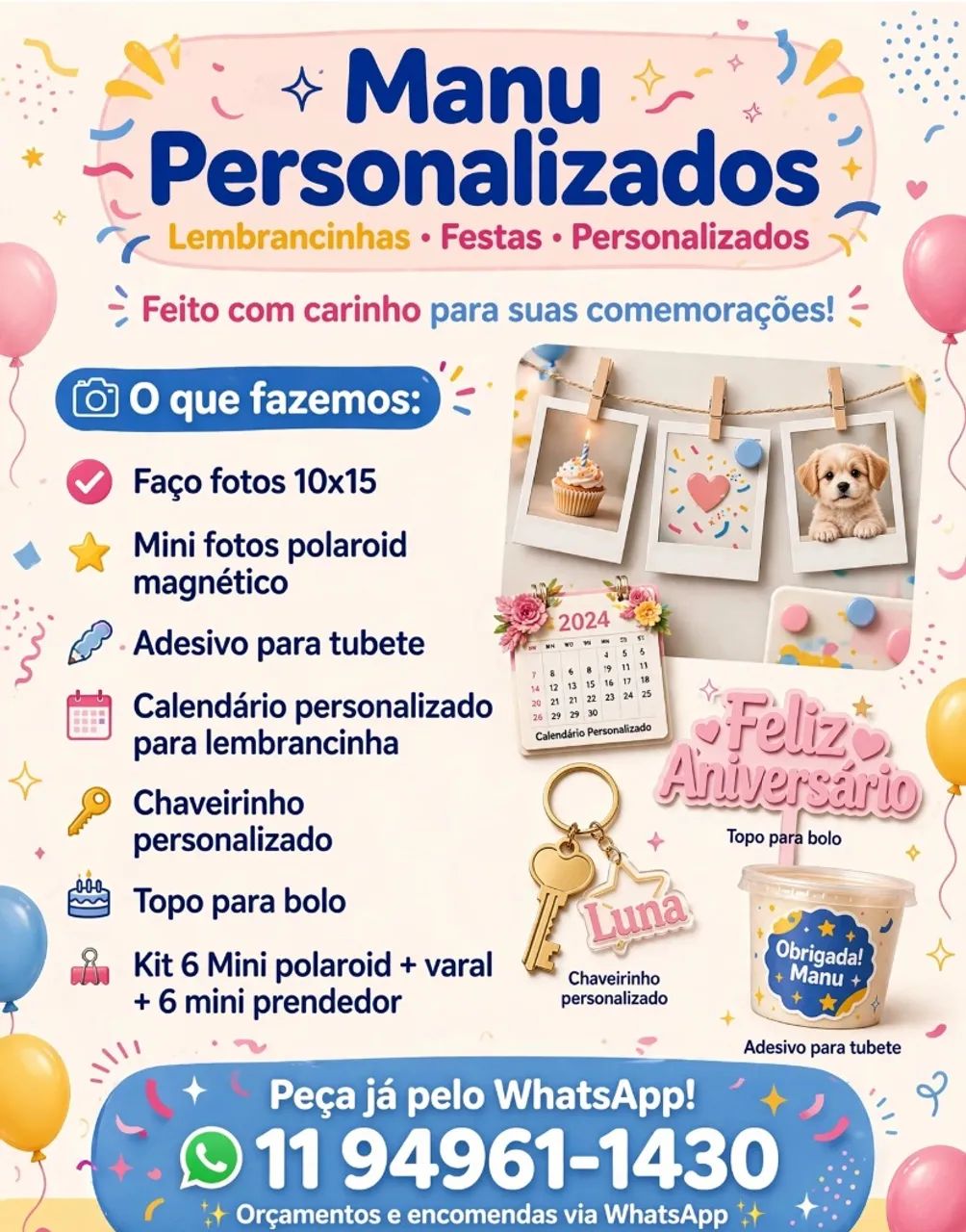 Lembrancinhas Personalizadas 
