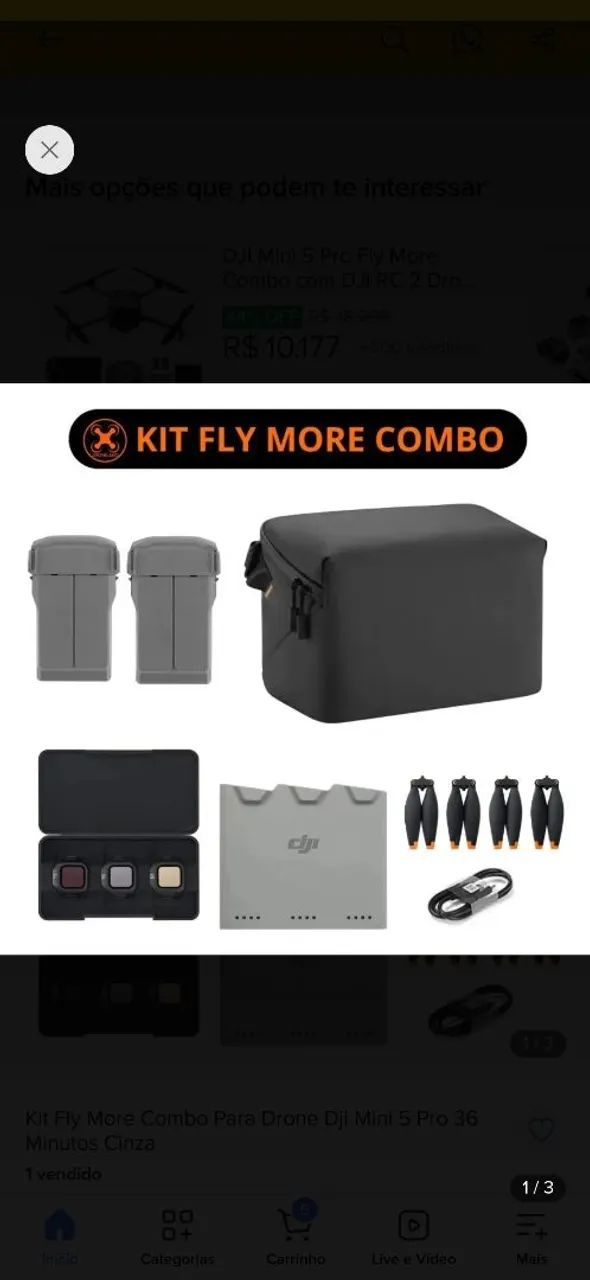 Kit FlyMore Dji Mini 5 Pro Drone
