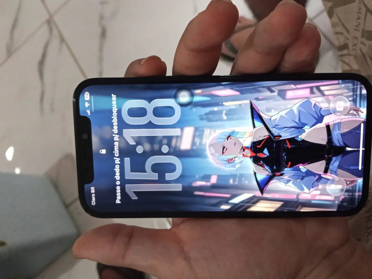 iPhone 12 Pro 128Gb azul sem aranhão zerado - Celulares e