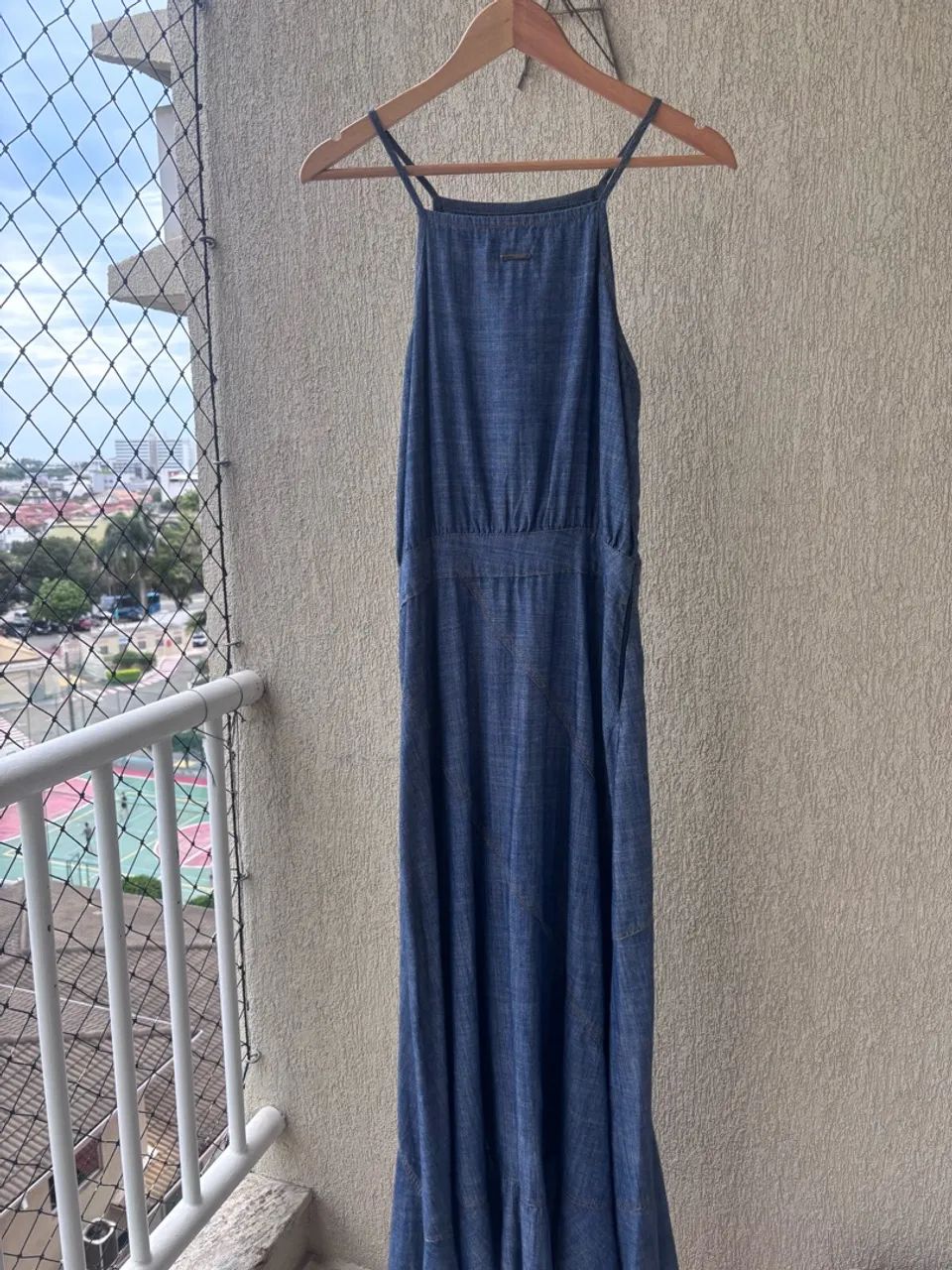 Vestido longo jeans  - Foto 4