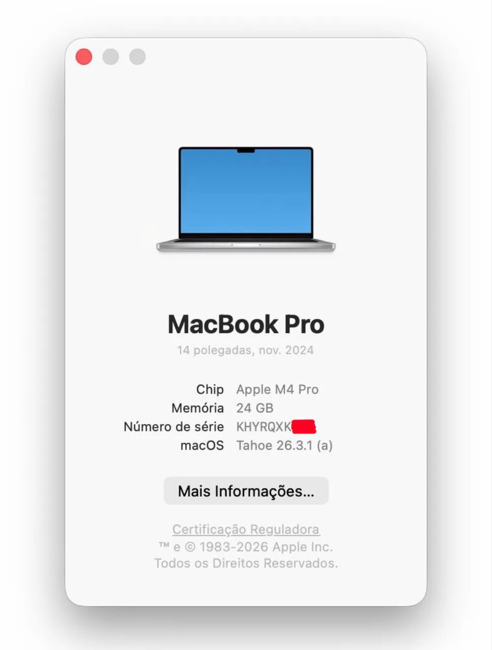 Macbook pro 14 polegadas chip m4 pro 24gb / 512gb bateria 100% LOJA FÍSICA ( 24 / 512 ) - Foto 4