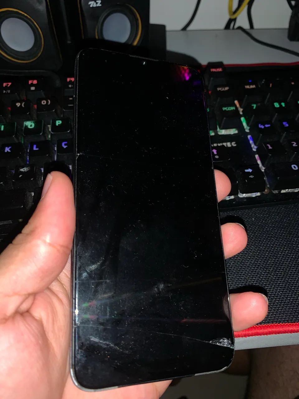 Moto E20 tela queimada - Foto 3