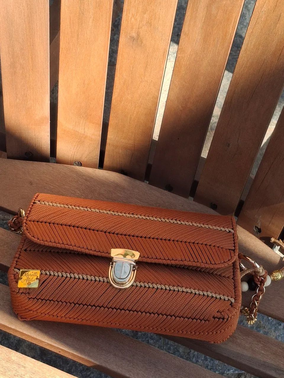 Bolsa feminina nova- feita a mão  - Foto 5