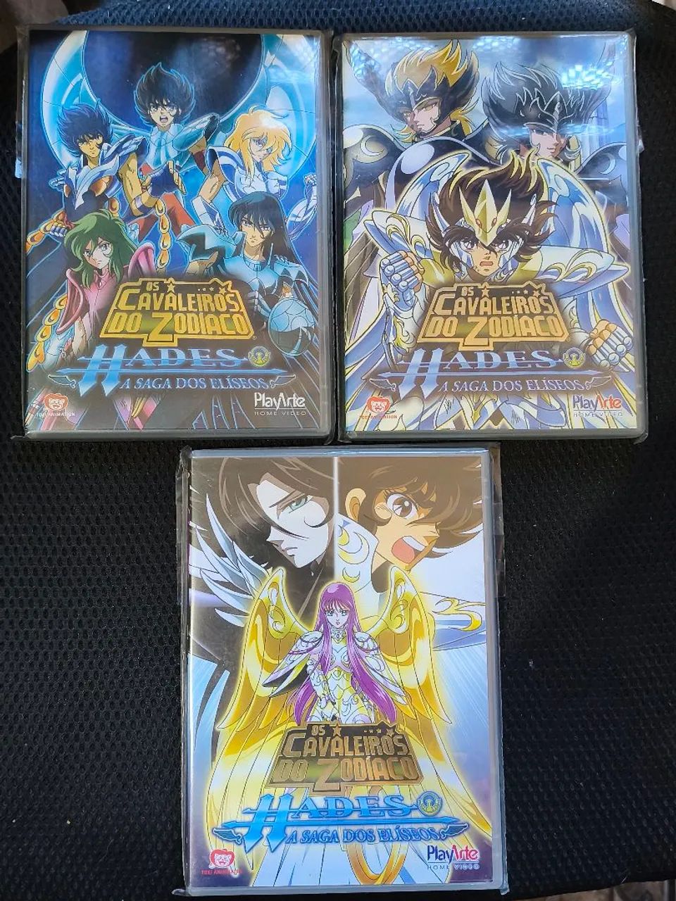 Dvd Os Cavaleiros do zodíaco A Saga dos Elíseos completo original
