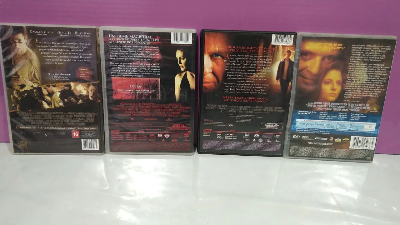 Dvds Quadrilogia Silêncio dos Inocentes  - Foto 2