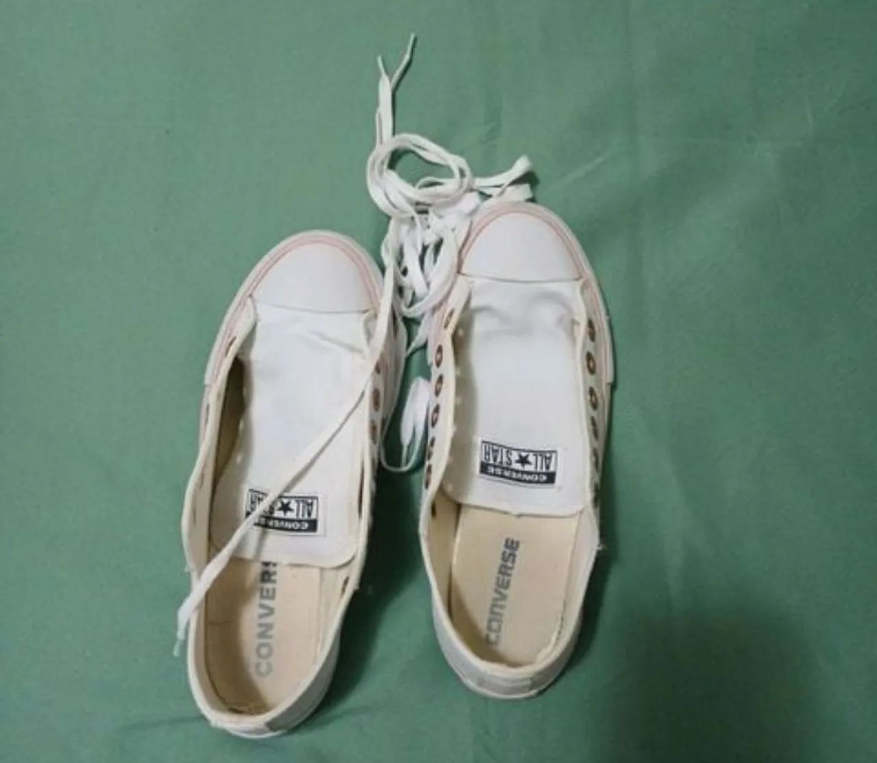 ALL STAR COURO BRANCO  - Foto 4