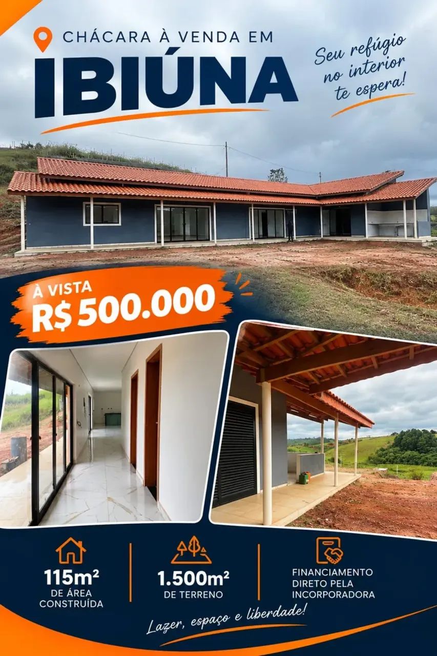 83CZIN CHÁCARA EM IBIÚNA  R$ 500 MIL