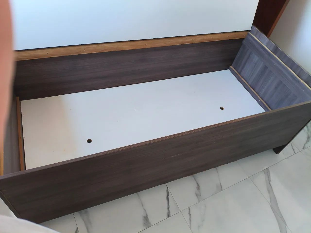 Cama de solteiro baú usada  - Foto 5