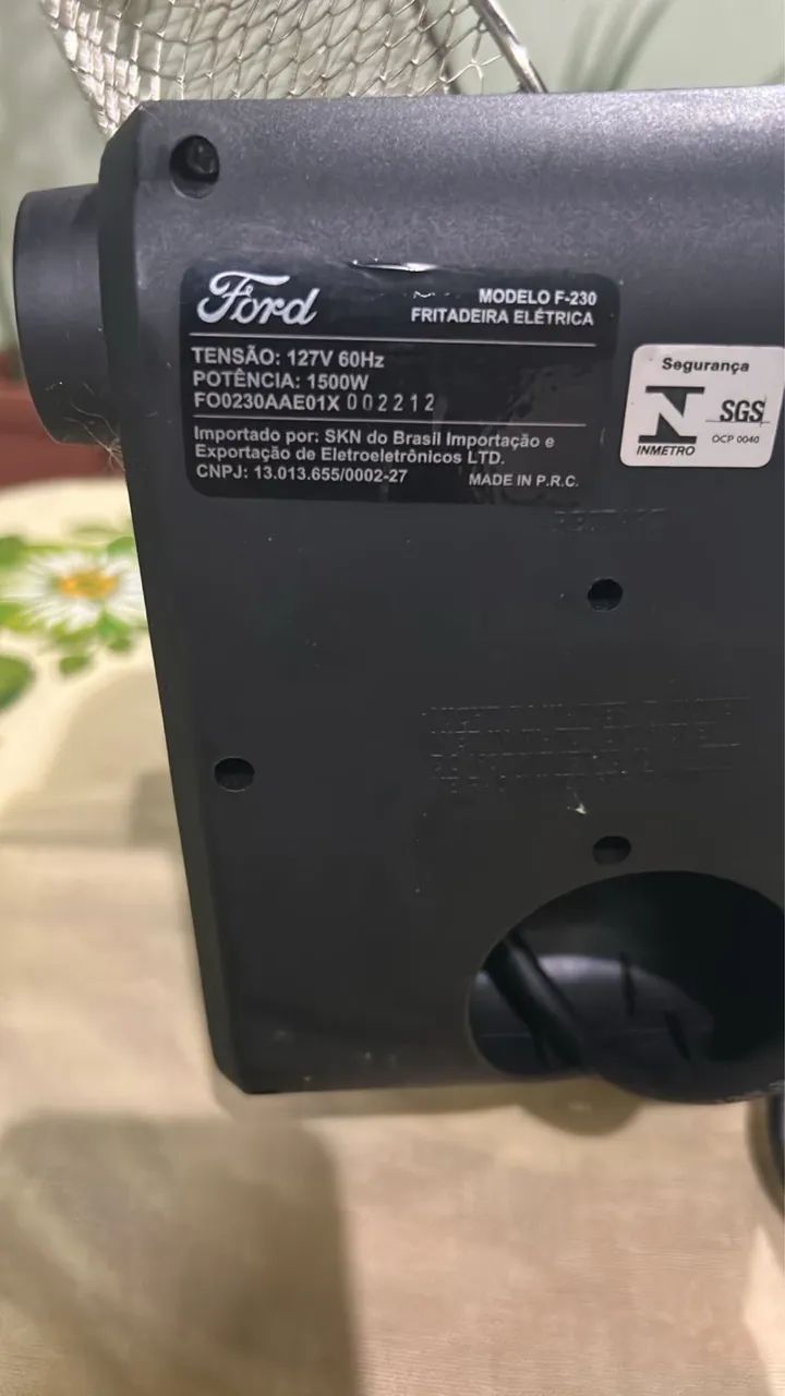 Fritadeira elétrica FORD - Foto 4
