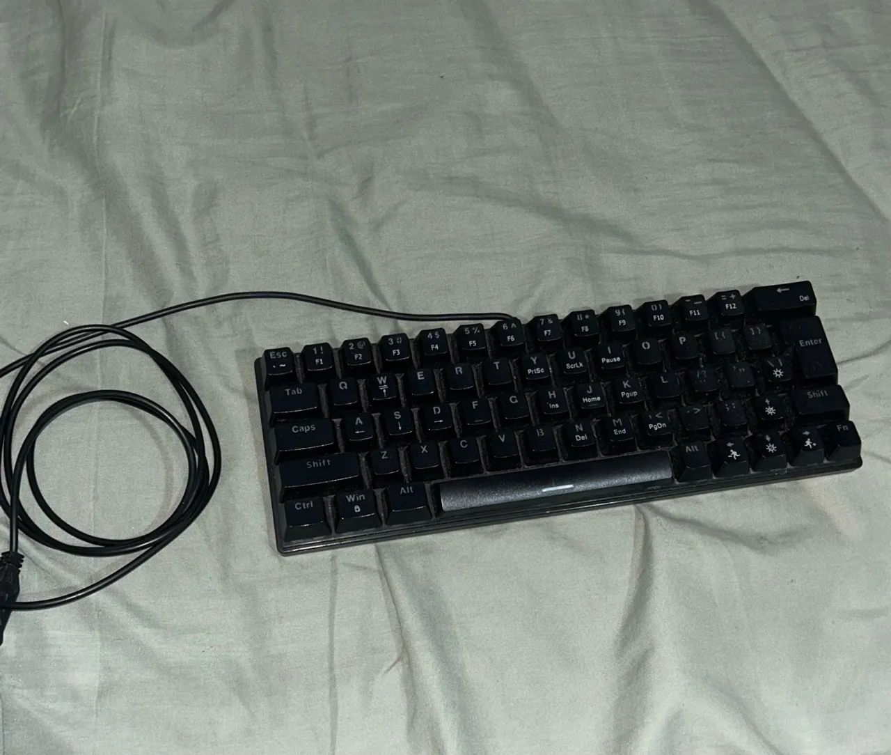 Teclado mecânico - switch azul 