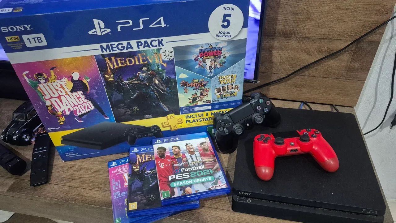 Ps4 - 1 TB de armazenamento 