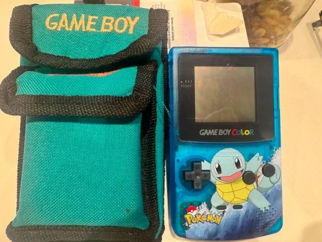 GAME BOY COLLOR SQURTLE PERSONALIZADO