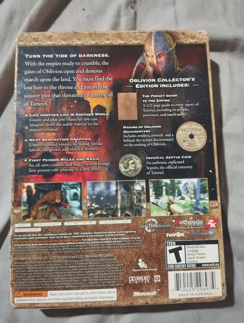 Theo Elder Scrolls IV Oblivion colection edition - Foto 2