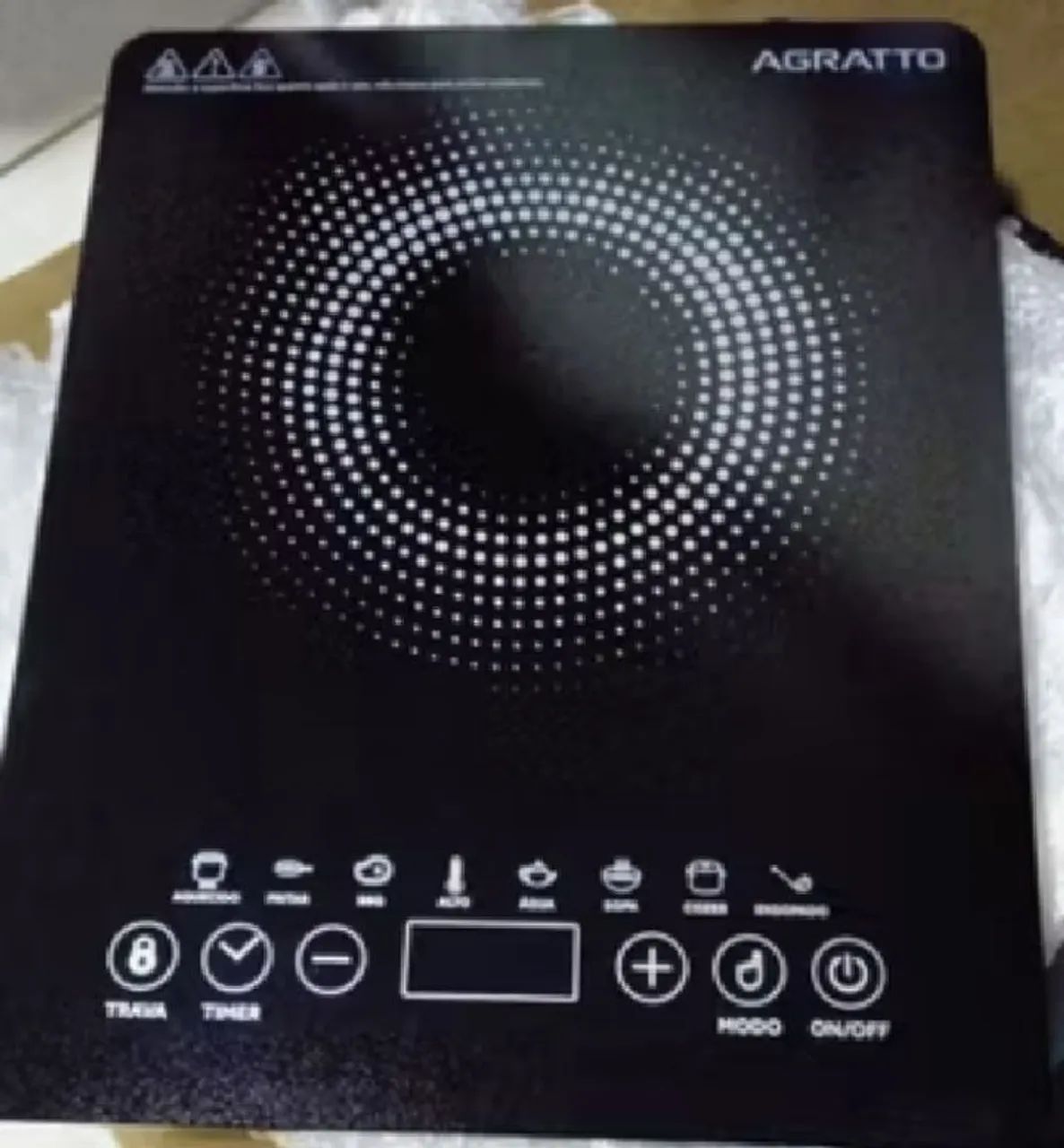 Cooktop indução uma boca Novo Oportunidade valor 190 Reais quem chegar primeiro compra 