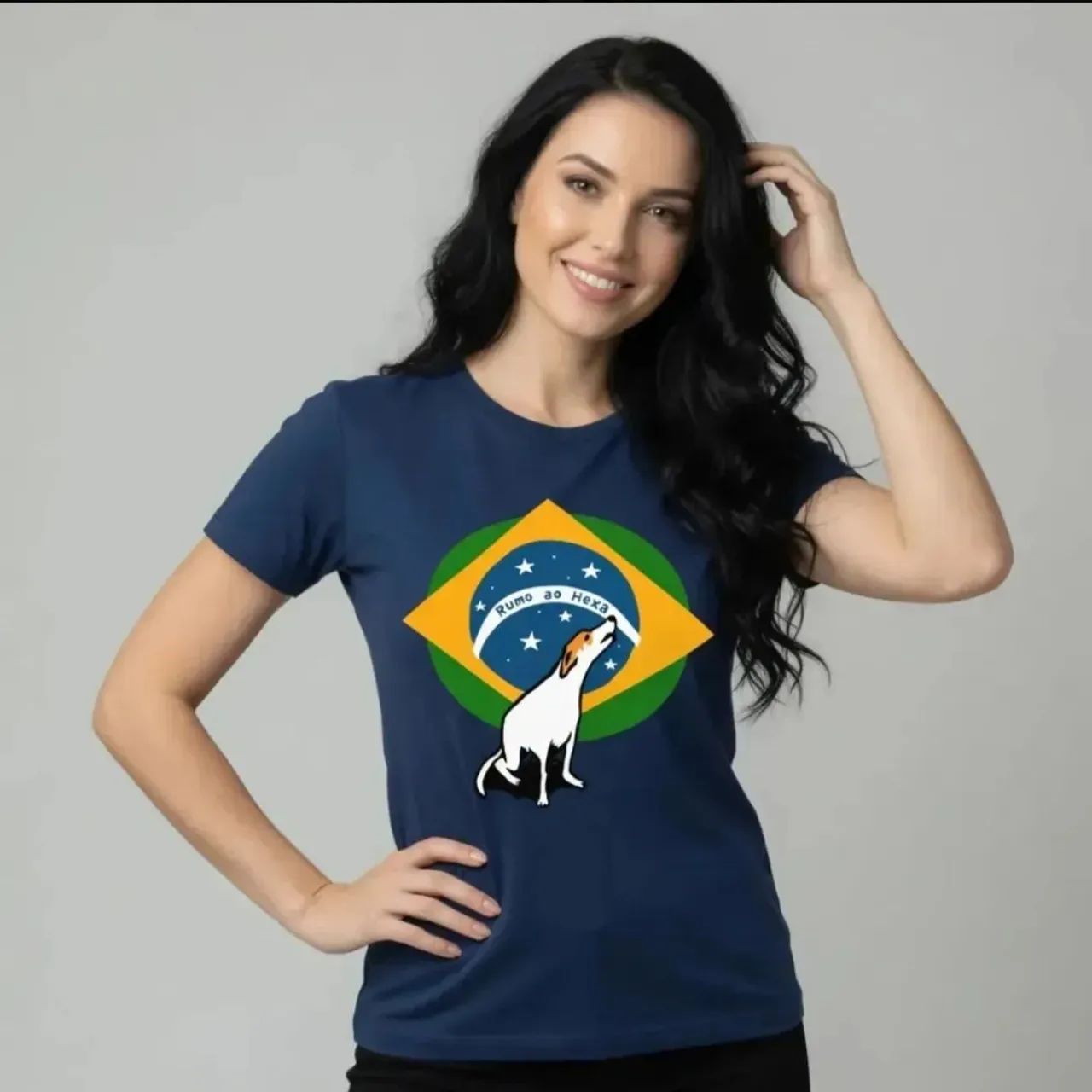 Camisa do Brasil cachorro caramelo - Foto 3