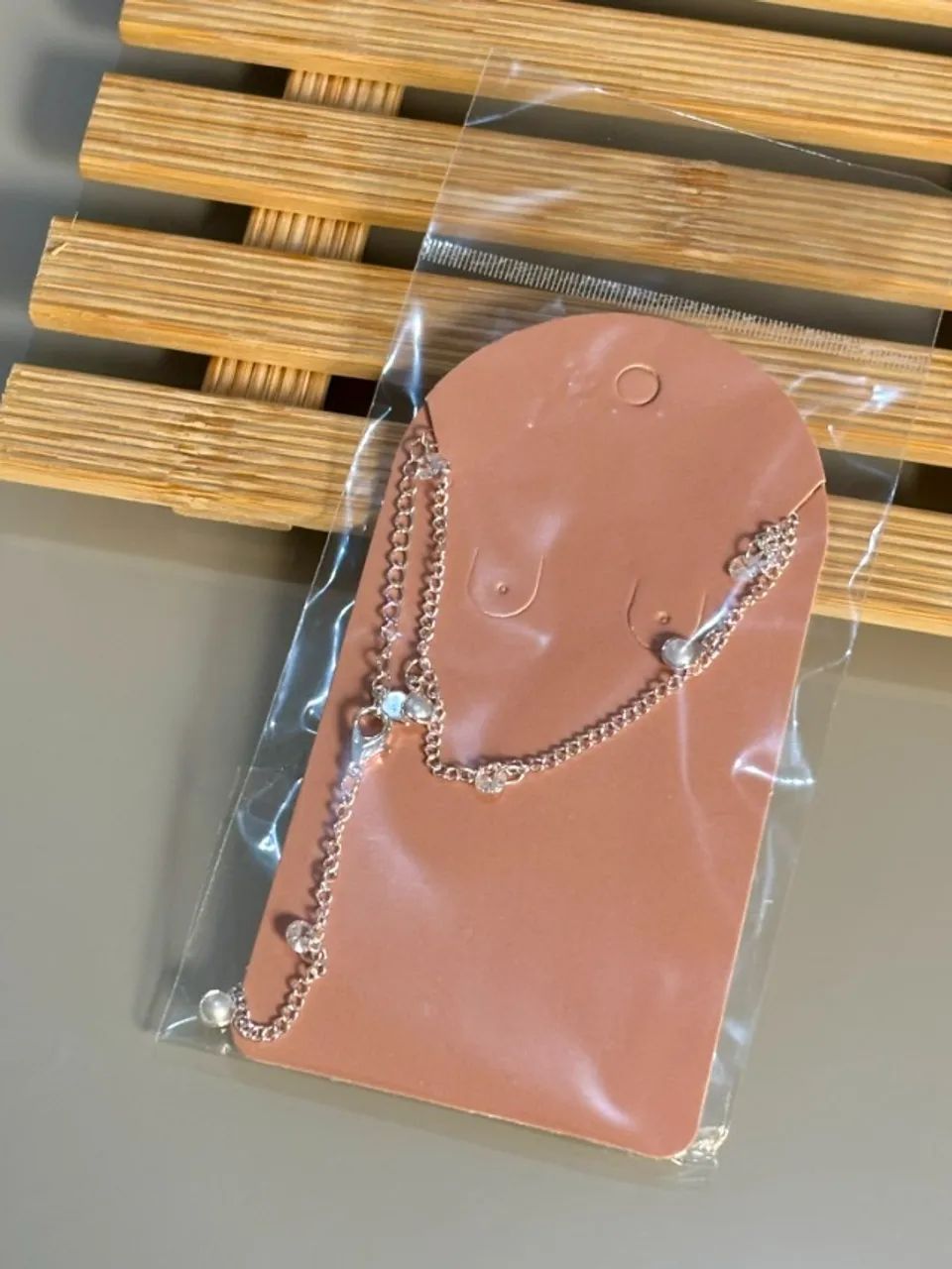 Choker Pérolas e Strass - Semijoia Prata