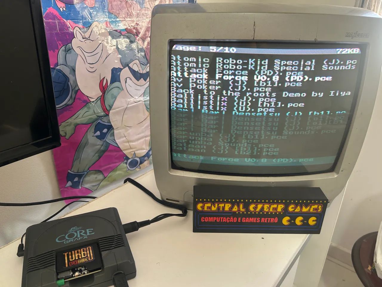 PC Engine CoreGrafx + Everdrive e acessórios  - Foto 5