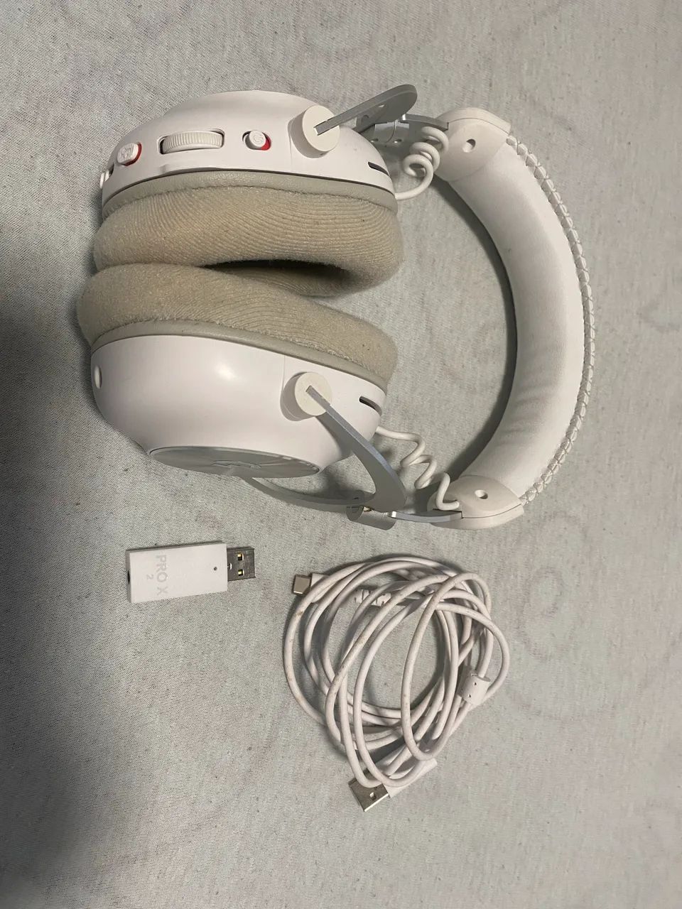 Headset Logitech G PRO X2 light speed, branco - Fones de Ouvido