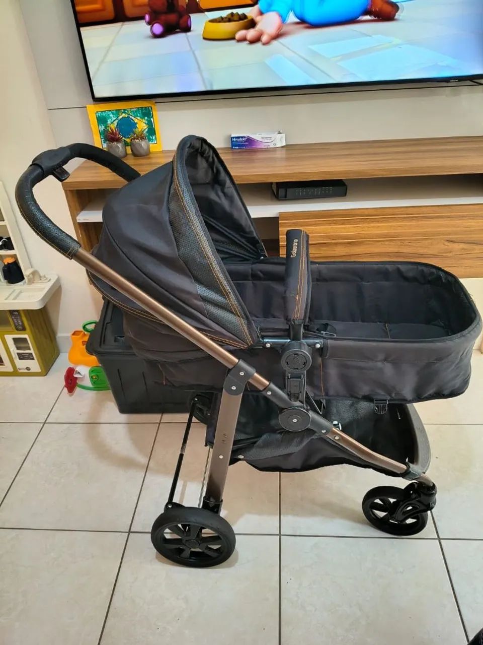 Carrinho de bebê Galzerano Moisés 