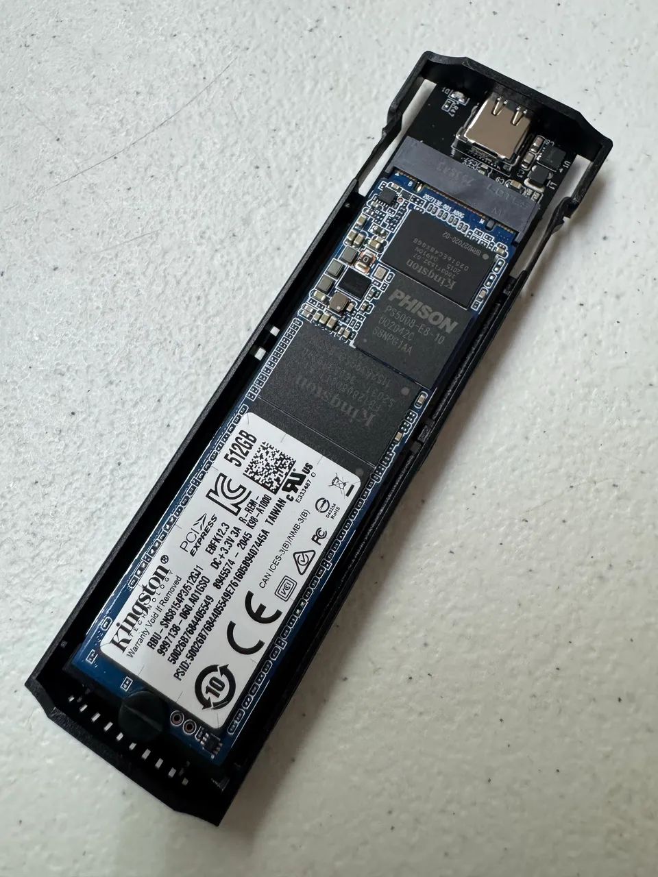 SSD NVMe 512 Kingston