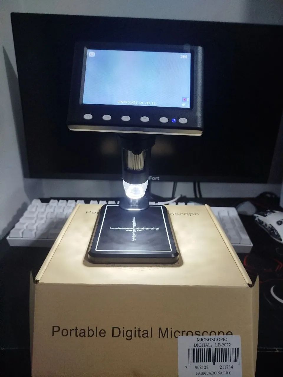 Microscópio Digital USB - Novo na Caixa - Foto 2