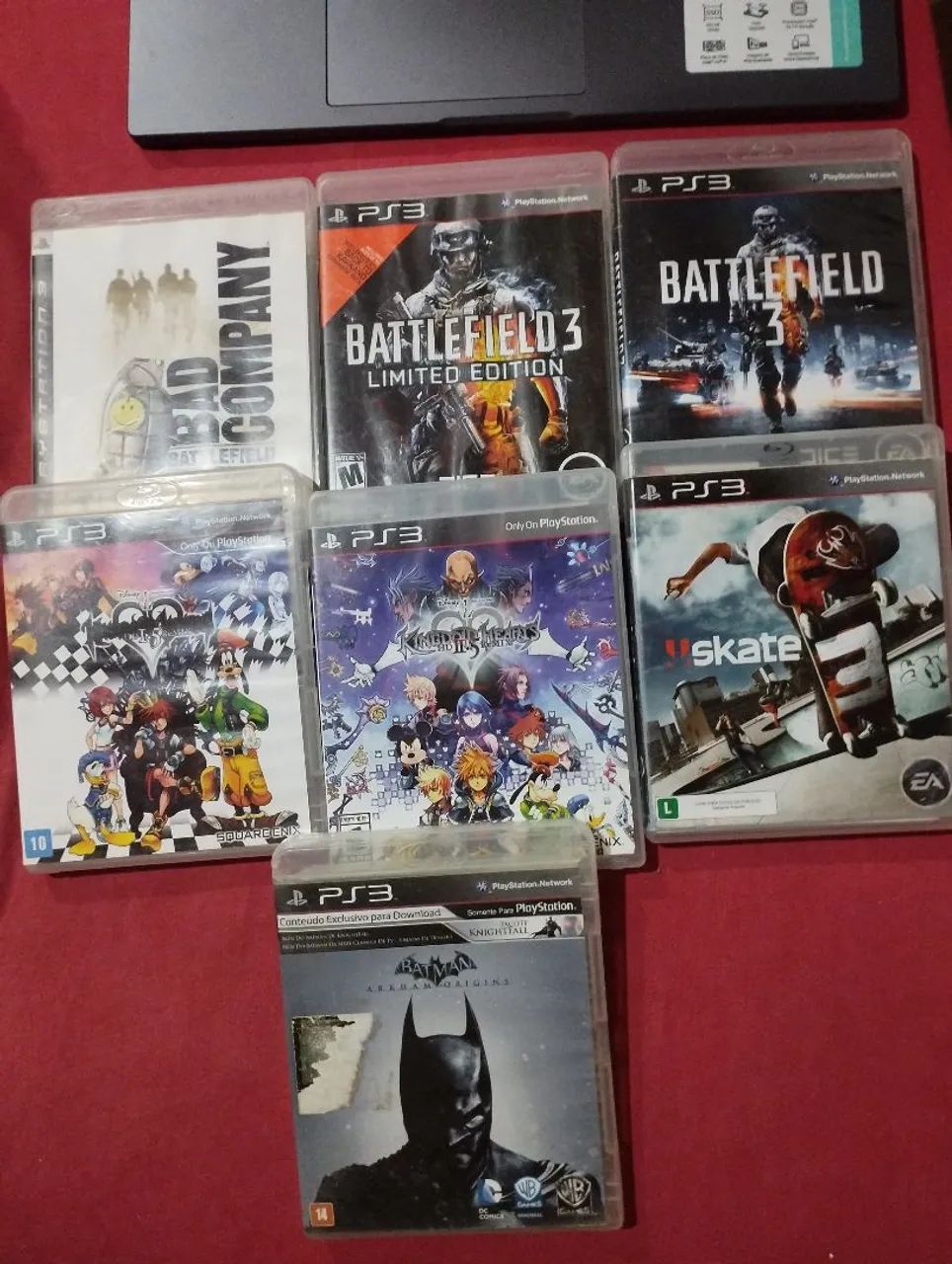 Jogos PS3 (lote com 7 jogos).