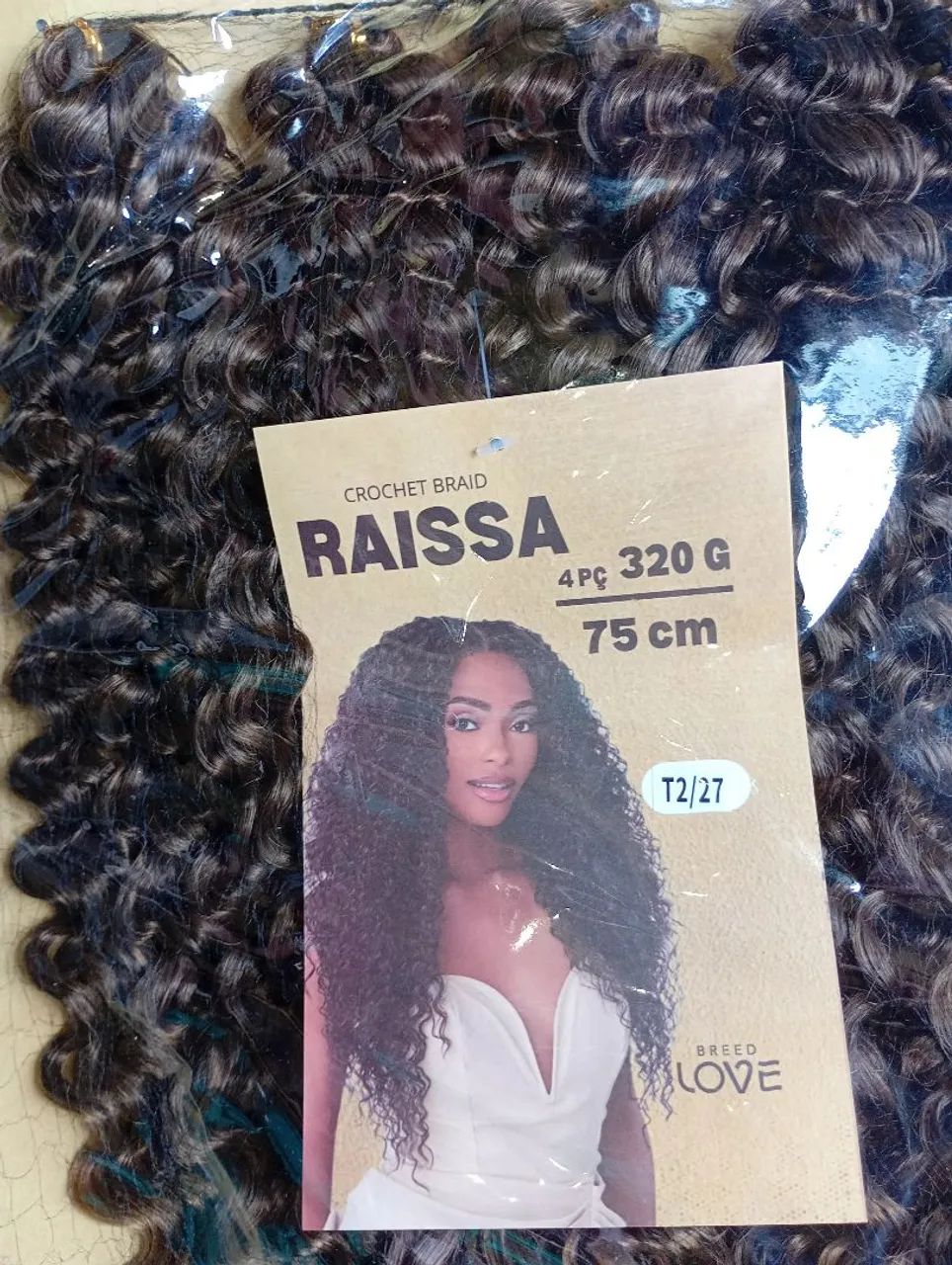 Vende cabelo 320 g e 75cm sem tela.