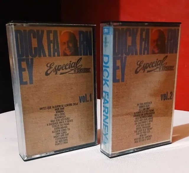 2 fitas k-7 Dick Farney Special vol.1 e 2 em estado de nova - Foto 4