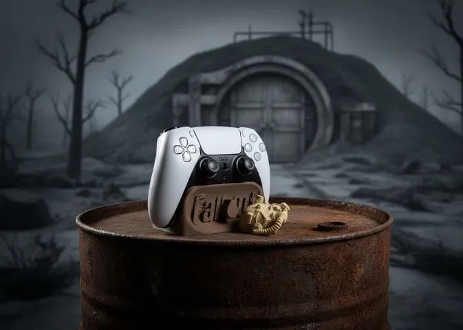 Base para Controle PS5 - Tematica Fallout - Foto 4