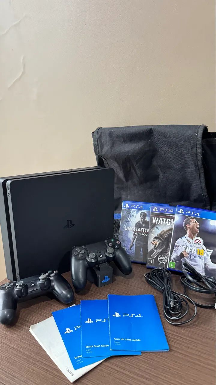 PS4 SLIM 500GB | +3 JOGOS - Foto 2