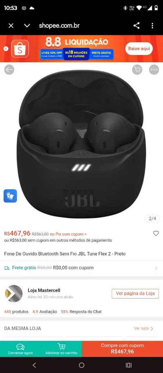 Fone de ouvido JBL - Foto 4