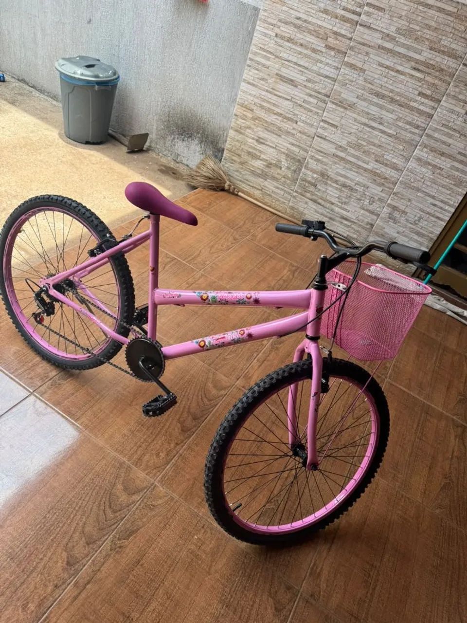 Bicicleta flowers aro 26