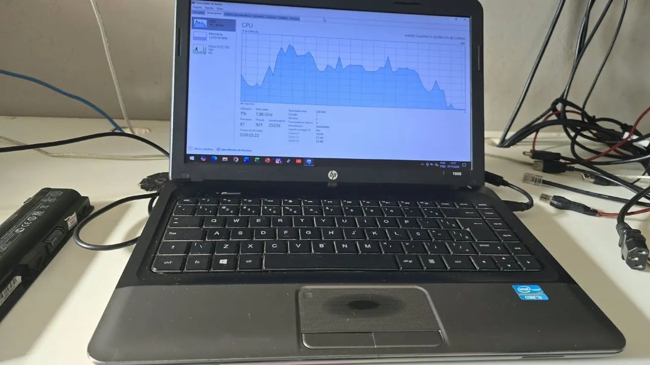 Notebook HP 1000 | Core i3 | 4GB RAM | SSD 128GB  - Foto 3